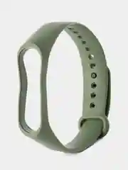 Зелёный хаки силиконовый ремешок для Mi Band 3/ Mi Band 4