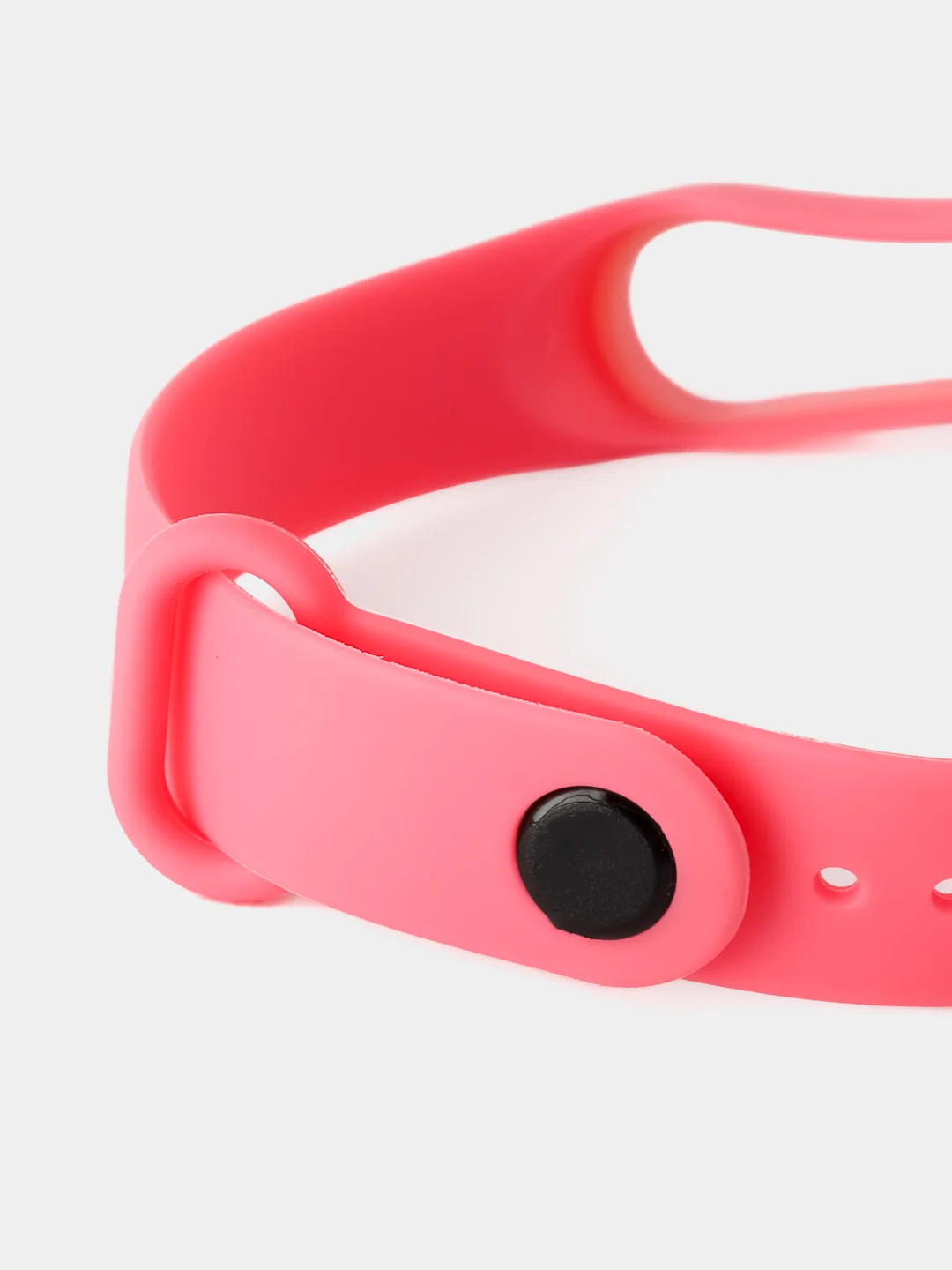 Розовый силиконовый ремешок для Mi Band 3/ Mi Band 4