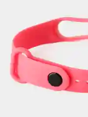 Розовый силиконовый ремешок для Mi Band 3/ Mi Band 4