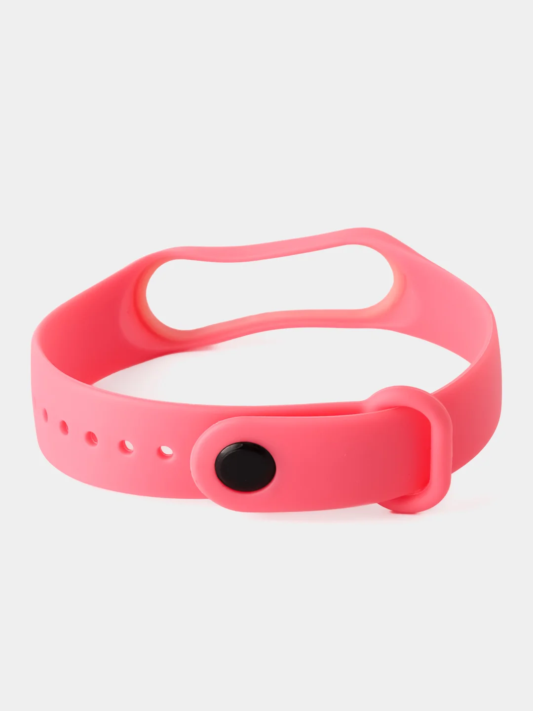 Розовый силиконовый ремешок для Mi Band 3/ Mi Band 4