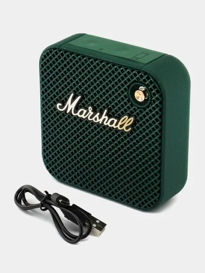 Беспроводная Bluetooth колонка Marshal, беспроводная блютуз колонка с радио