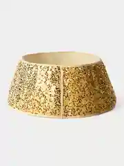 Декор для основания елки "Shine" d40хD56см, h20см, золото, юбка для елки, декор интерьера