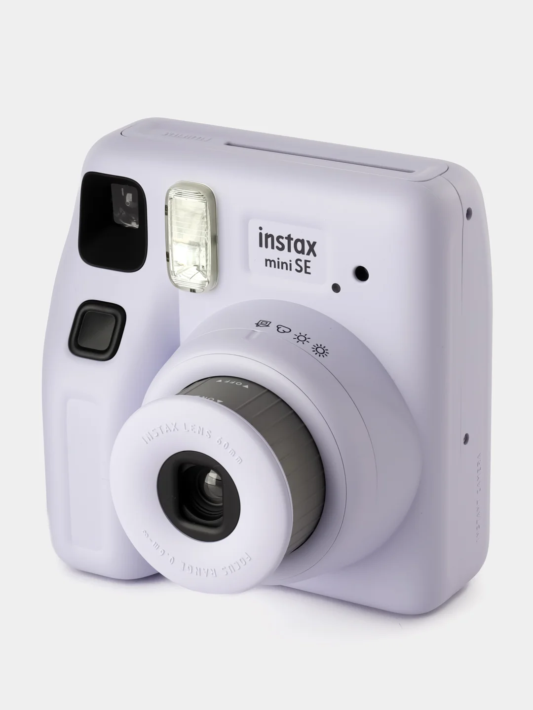 Лавандовый фотоаппарат моментальной печати Fujifilm Instax Mini SE