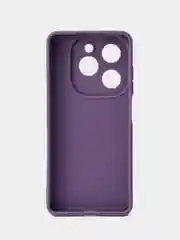 Сиреневый чехол для Tecno Spark 20 / 20C / GO 2024 / Hot 40i (Техно Спарк 20 / 20С) противоударный