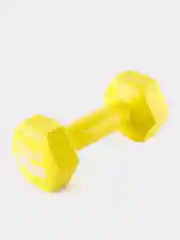 Желтый гантель виниловая GO DO