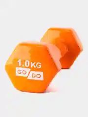 Оранжевый гантель виниловая GO DO