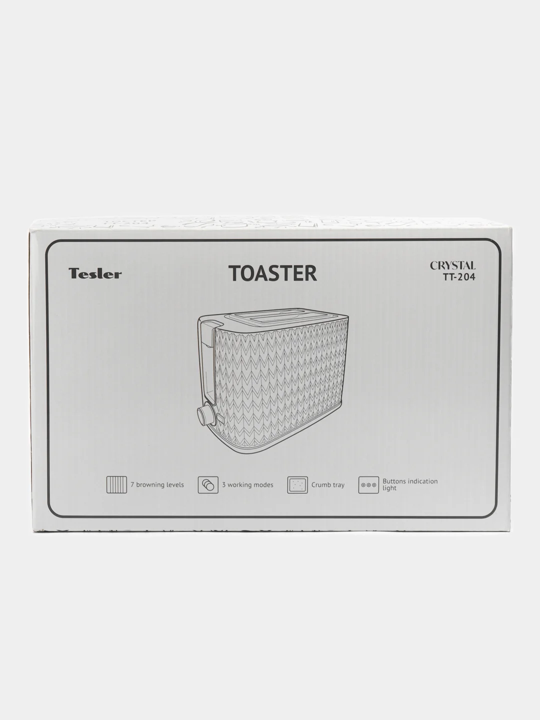 Синий тостер TESLER TT-204