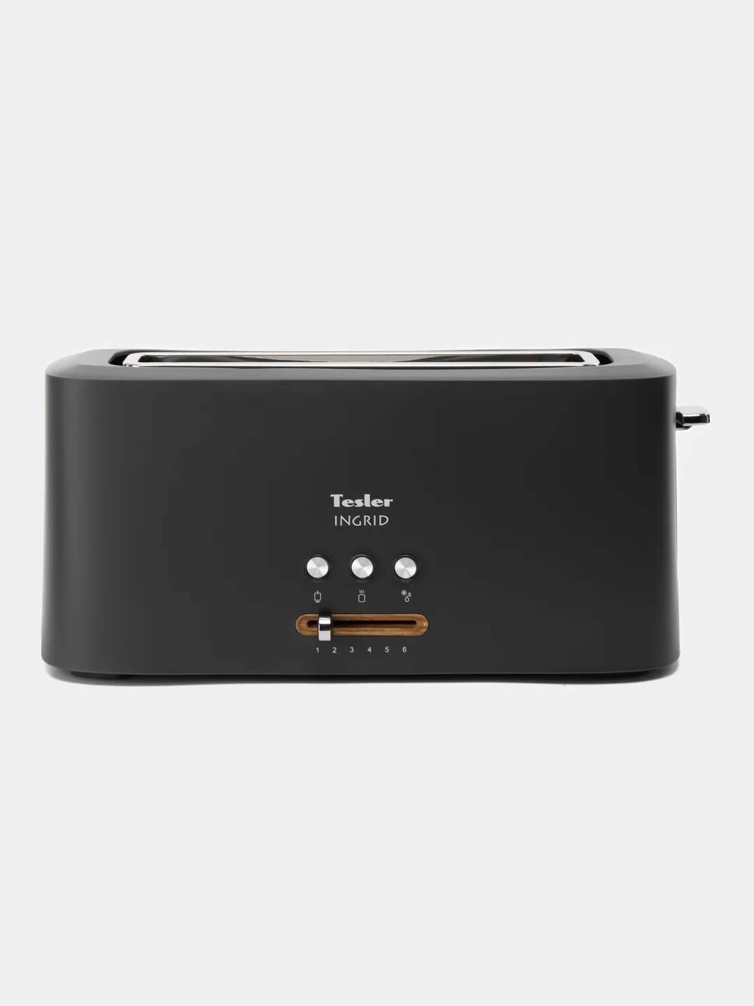 Тёмно-серый тостер TESLER TT-140