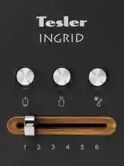 Тёмно-серый тостер TESLER TT-140