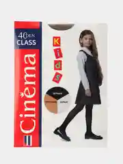 Бежевый капроновые колготки школьные