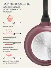 Сковорода литая Ispirato melograno 24 26 см