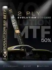 Пленка тонировочная "MTF" в тубе "Premium Еvolution" Black 2-ух слойная 2PL 50%(0.5м х 3м)