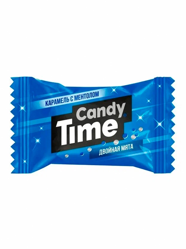 Карамель SlaSti Candy time мини со вкусом двойной мяты 1 кг