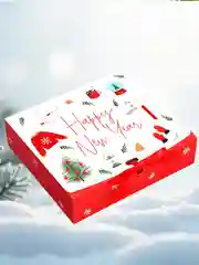 Конфетный коробка новогодняя подарочная для новогоднего подарка, 6 видов
