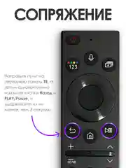 Универсальный голосовой пульт ду Samsung Smart TV / для телевизора Самсунг Смарт ТВ