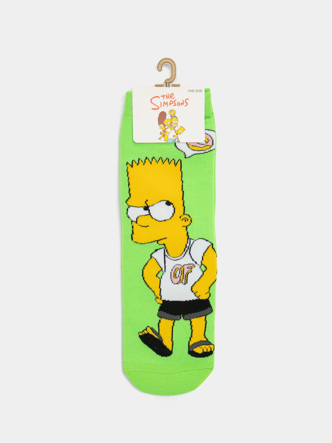 Зеленый носки Симпсоны унисекс, 5 видов (Simpsons)