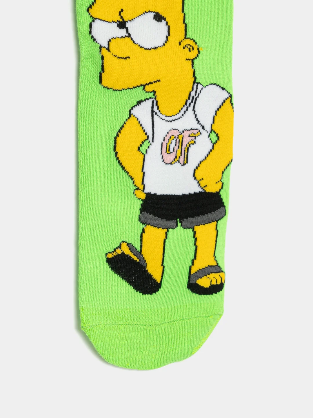 Зеленый носки Симпсоны унисекс, 5 видов (Simpsons)