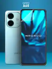 Прозрачный защитная плёнка для Oppo A60 гидрогелевая ROSCO с олеофобноым покрытием, тонкая, не стекло