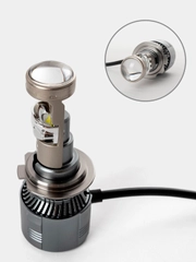 Мини Линзы Bi Led H7 / H18 (2 шт) автомобильные светодиодные лампы 12- 24V