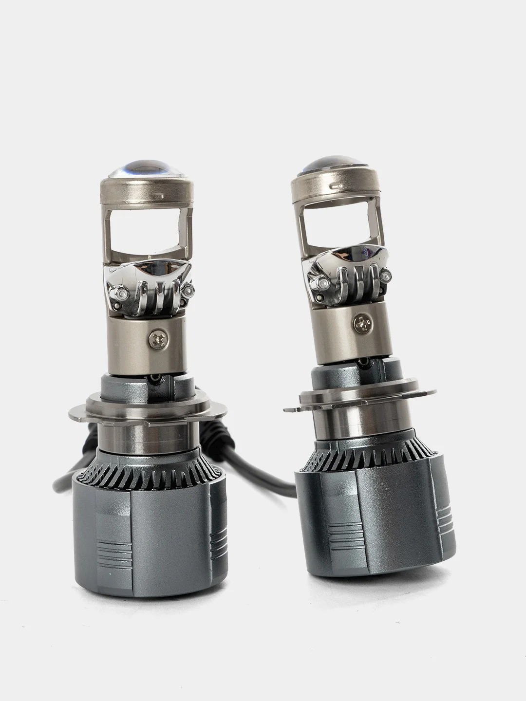 Мини Линзы Bi Led H7 / H18 (2 шт) автомобильные светодиодные лампы 12- 24V