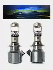 Белый мини Линзы Bi Led H7 / H18 (2 шт) автомобильные светодиодные лампы 12- 24V
