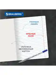 Тетрадь школьная в линию Brauberg "Классика New", 24 листа, набор 20 шт, картонная обложка