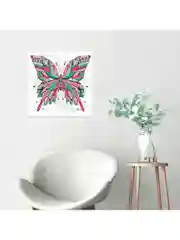 Картина стразами (алмазная мозаика) сияющая 30*30 см Остров сокровищ "Бабочка"