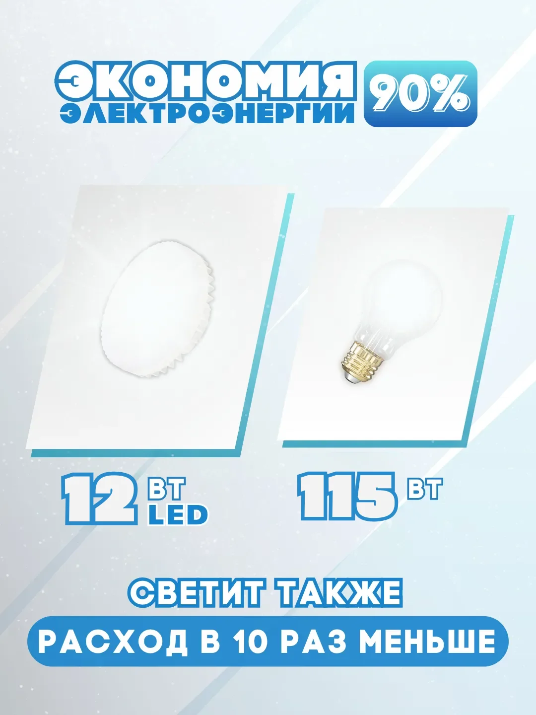Лампа GX53 Leek 12w 6500 K