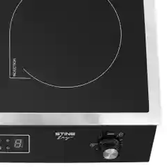 Черный электрическая индукционная безимпульсная плитка STINGRAY ST-HP3514A настольная