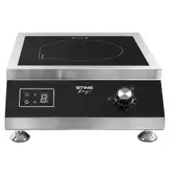 Черный электрическая индукционная безимпульсная плитка STINGRAY ST-HP3514A настольная