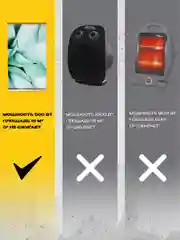 Кораллово-розовый обогреватель электрический Totmart 400 Вт настенный, инфракрасный, интерьерный, для дома, дачи