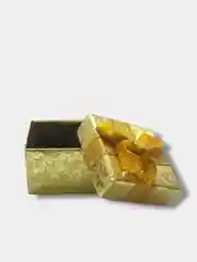 Золотой подарочная коробка для бижутерии, украшений, часов, жесткая, плотная, маленькая