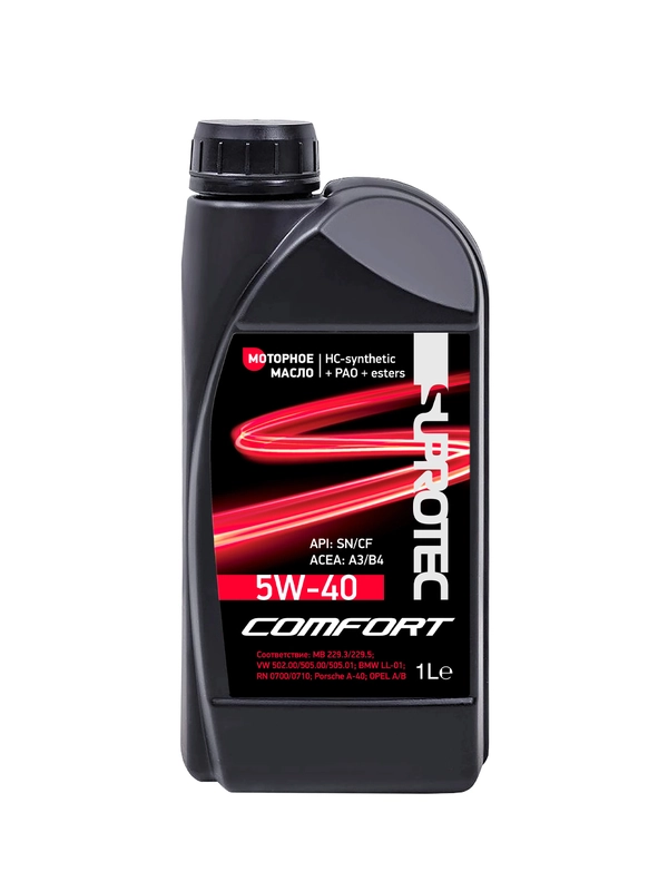 Моторное масло COMFORT 5w-40 1л