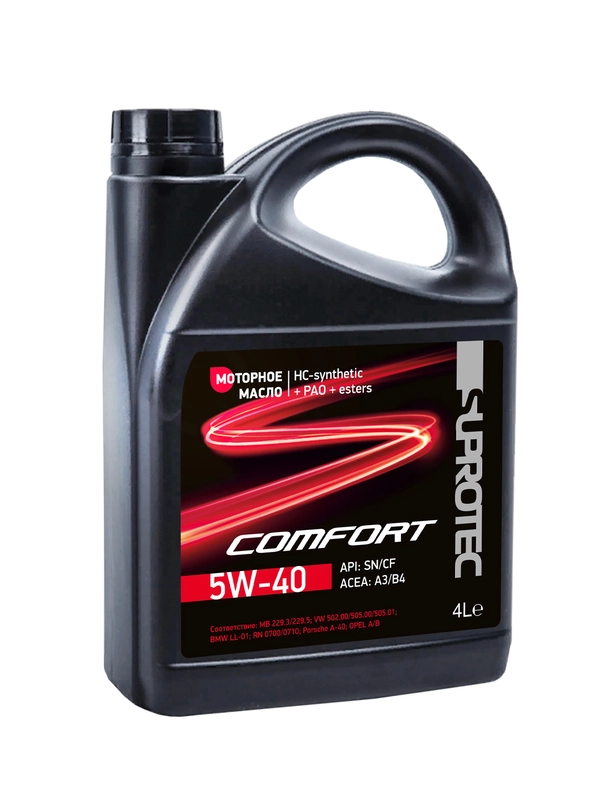Моторное масло COMFORT 5w-40 4л