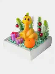 Желтый мыло сувенирное новогоднее,подарочный набор,новогодний сувенир