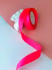 Тёмно-розовый лента атласная, 25 мм, 2,5 см , отрезы 0.5, 1, 2, 3, 5 и бобина 23, +/- 1 м, метра
