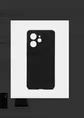 Черный чехол для Realme GT 6 5G GN (Реалми ГТ 6 5 Джи), прозрачный, черный