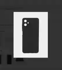 Прозрачный чехол для Samsung Galaxy A06 (Самсунг Галакси А06), прозрачный, черный