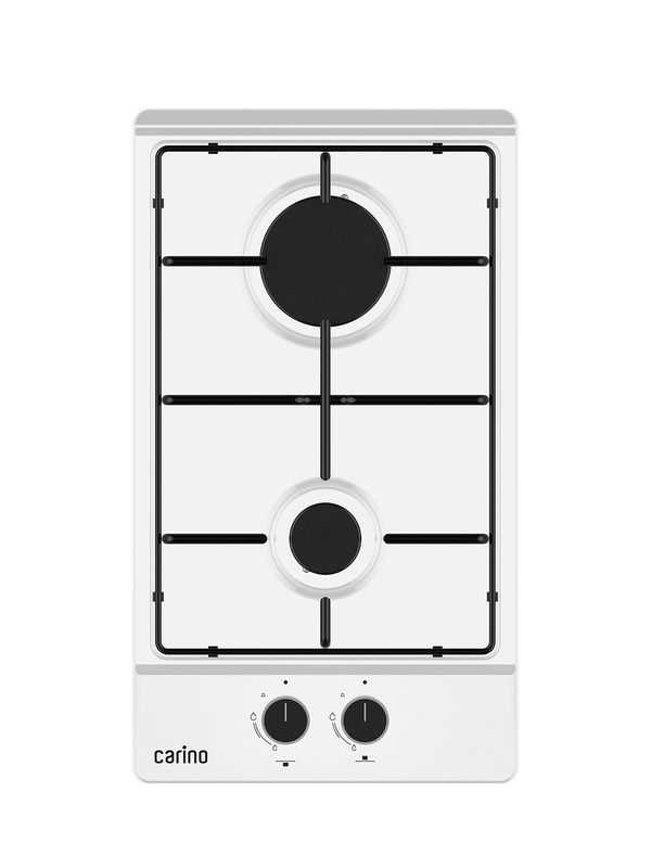 Встраиваемая газовая варочная панель CARINO CH30V20W420 белая