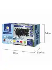 Гирлянда светодиодная новогодняя уличная Золотая Сказка, 100 Led 10 м, теплый белый 591295