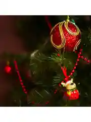 Новогоднее украшение Золотая Сказка "Бусы на елку", красные, 2.7 м