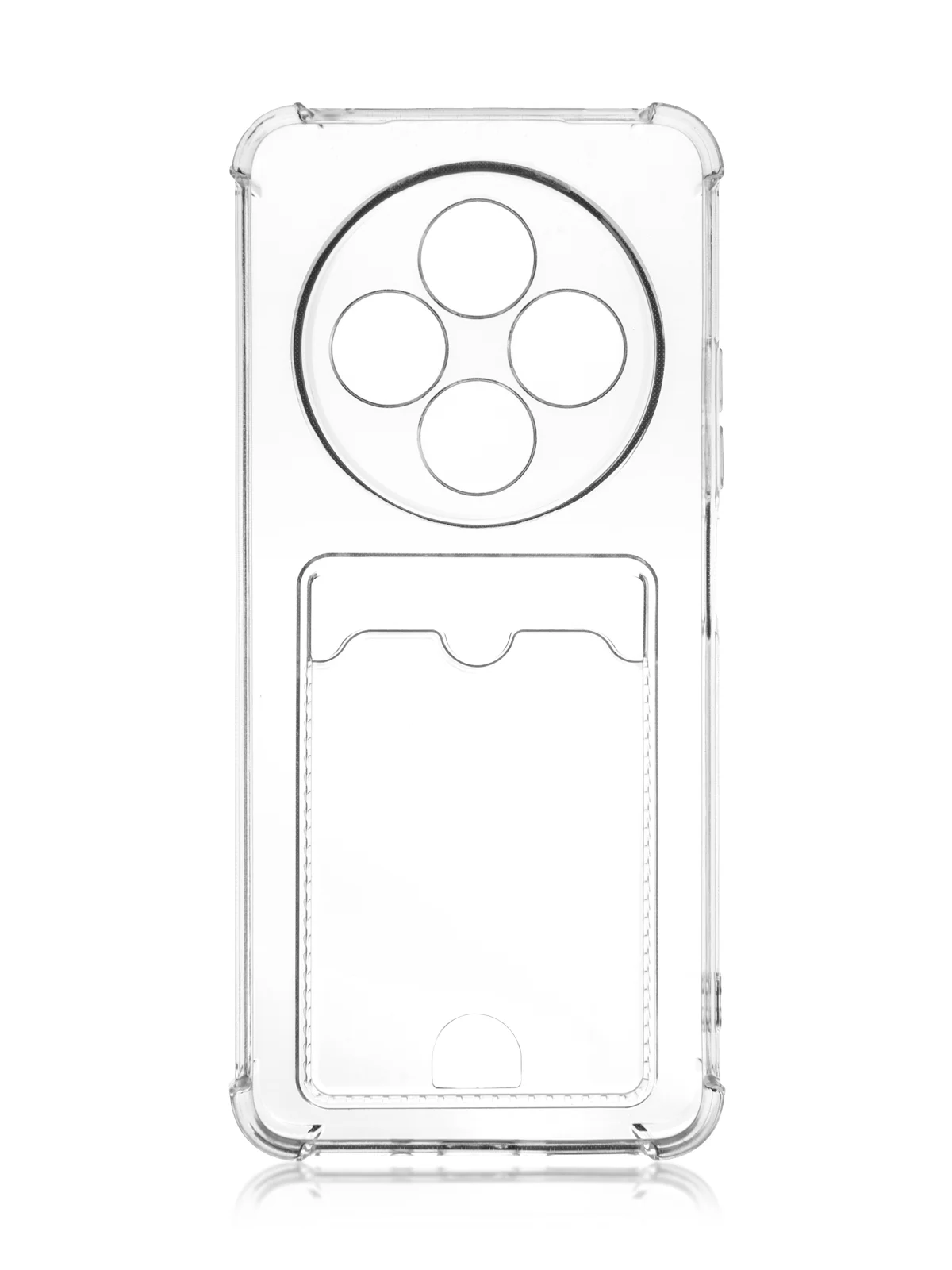 Молочный чехол для Xiaomi Redmi 14C, POCO C75 противоударный BROSCORP силиконовый с защитой углов