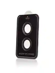 Угольный cтекло на камеру для Xiaomi 13T, 13T Pro защитное BROSCORP закаленное прозрачное накладки