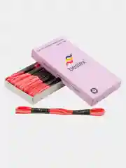 Коралловый нитки мулине Bestex меланж