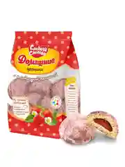 Пряники Домашние Сладкая Слобода с клубничной начинкой 300 гр