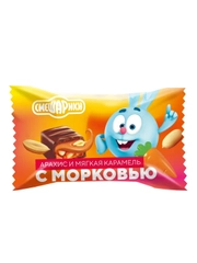 Конфеты Смешарики арахис и мягкая карамель с морковью, 1кг