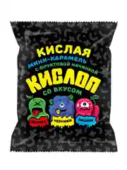 Карамель мини Кислоп с начинкой микс 200гр