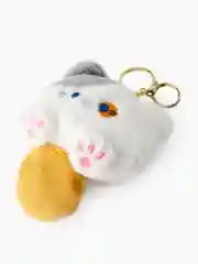 Серый брелок мягкий ключи,рюкзак,сумку,Гусь обнимусь,Кошка,кошелек плюшевый.чехол для наушников
