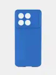 Синий чехол для Xiaomi Poco X6 Pro (Сяоми Поко Икс 6 Про / Х6) противоударный