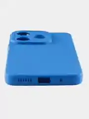 Синий чехол для Xiaomi Redmi 13 / POCO M6 (Сяоми Редми 13 / ПОКО М6), защита камеры
